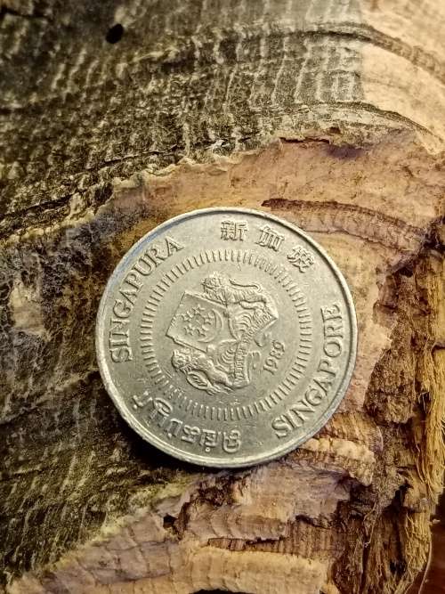 Ten cents Singapore 1989