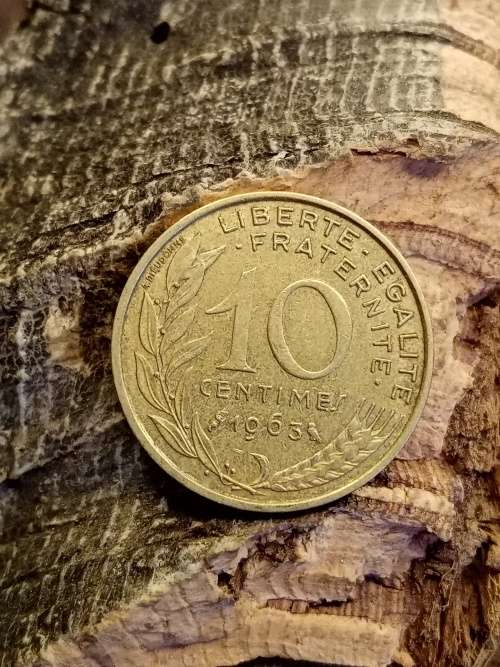 Ten centimes 1963