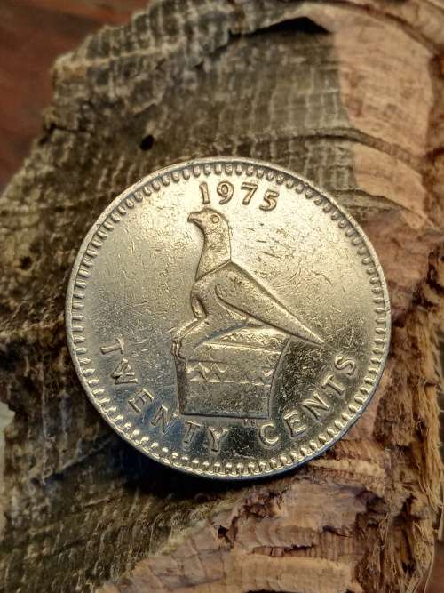 Rhodesia Twenty cents 1975