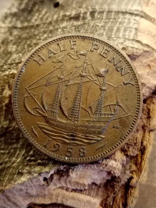 Half penny 1958