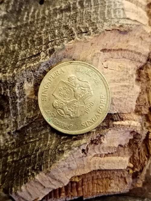 Five Cents Singapore 1990