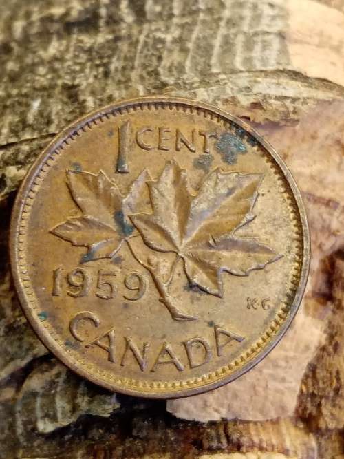 One Cent 1959 Canada