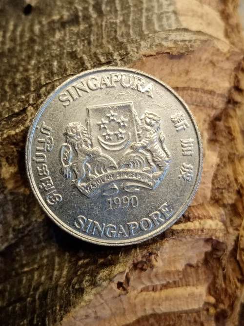 Twenty Cents Singapore 1990