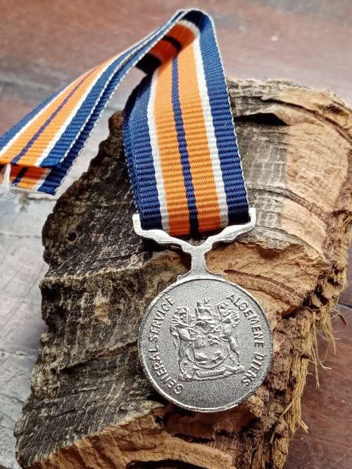 South Africa tiny Border Wall medal