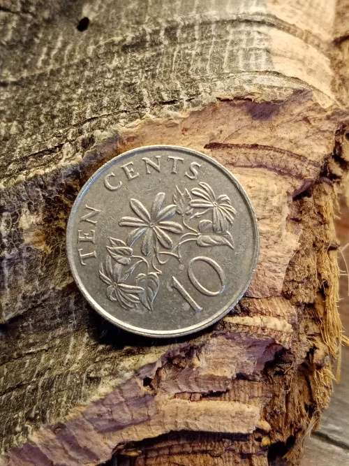 Ten cents Singapore 1989