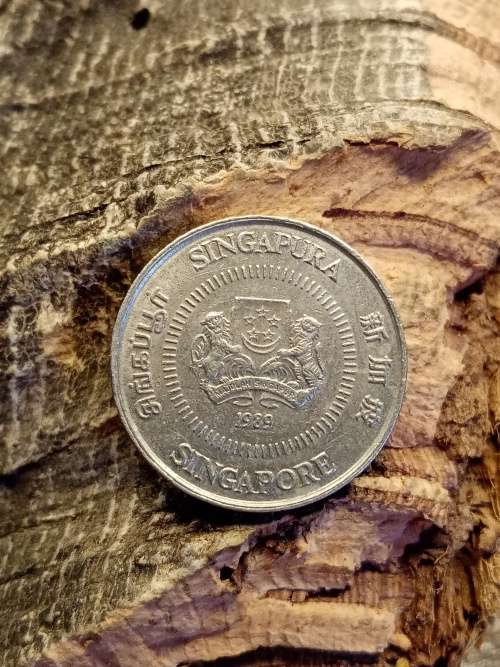 Ten cents Singapore 1989