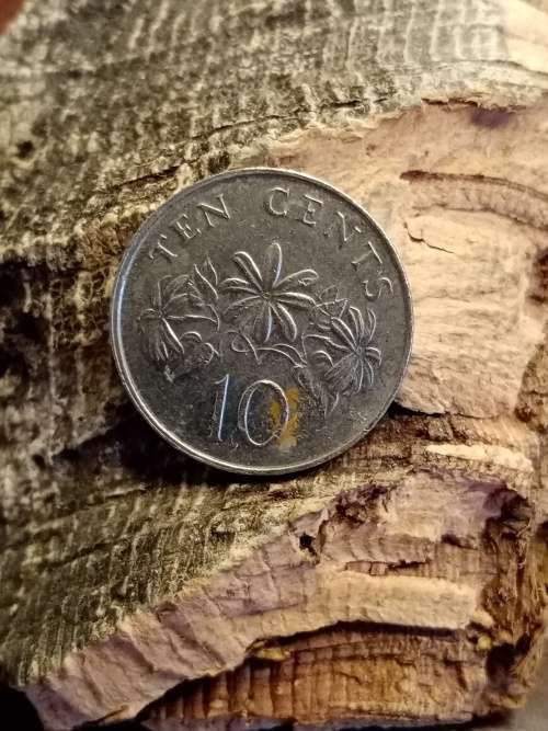 Ten cents Singapore 1980
