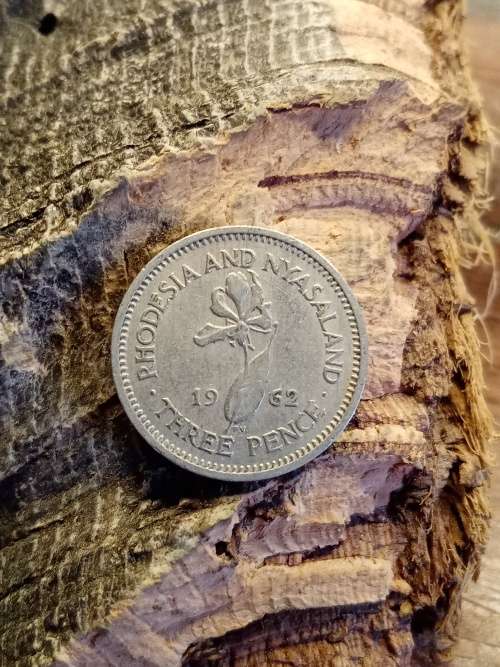 Rhodesia and Nyasaland 1962 threepence