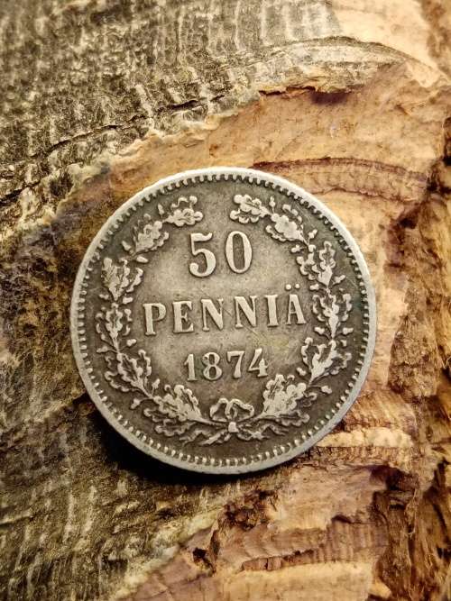 Finland 50 pennia 1874