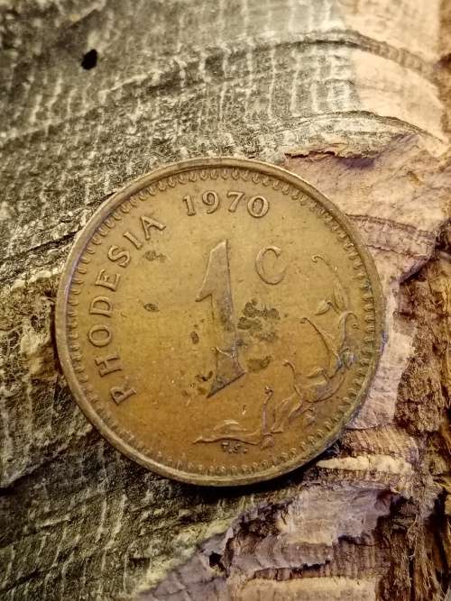 Rhodesia one cent 1970