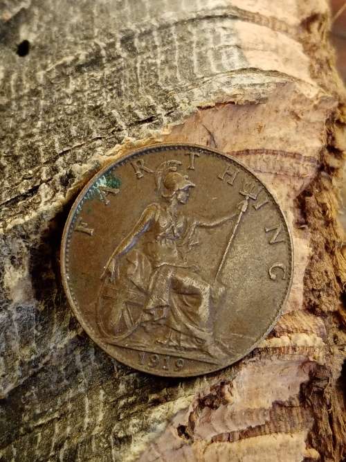 United Kingdom 1 Farthing 1919
