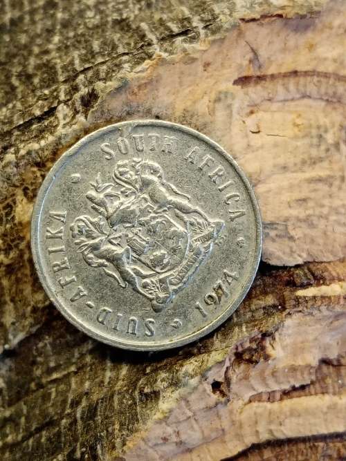 South Africa 5 cents 1974