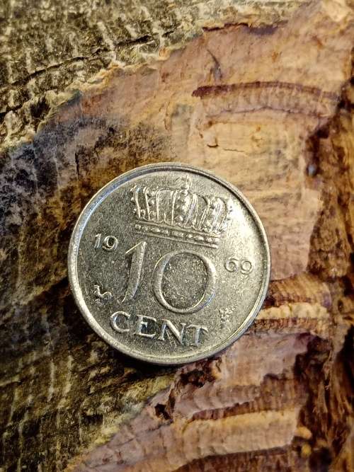 Netherlands 1969 10 cent