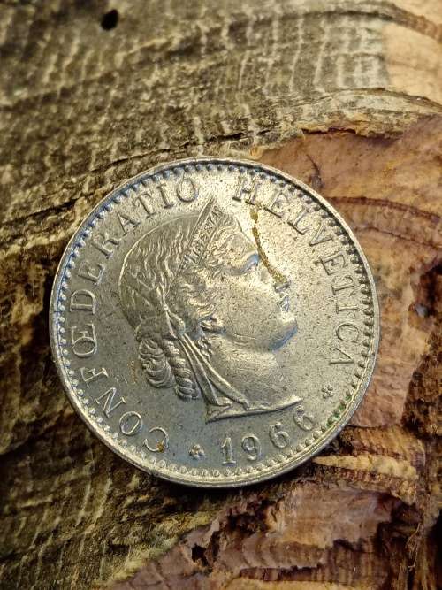Switzerland 20 rappen 1966