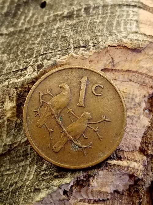 South Africa 1 cent 1976