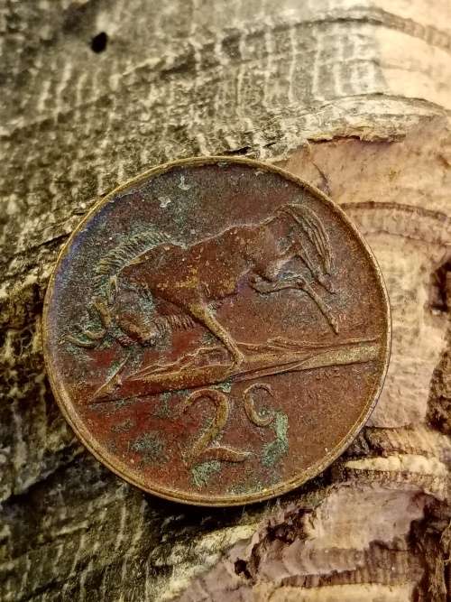 South Africa 2 cents 1988