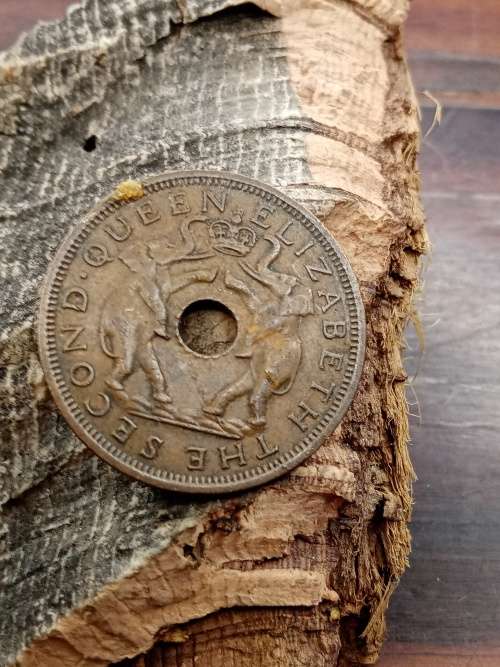 Rhodesia and Nyasaland one penny 1962