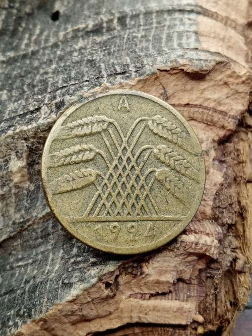 Germany 10 rentenpfennig 1924