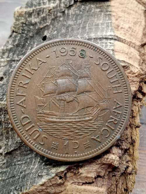 South Africa One penny 1958