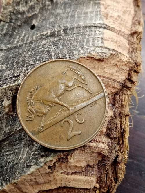South Africa 2 cent 1989