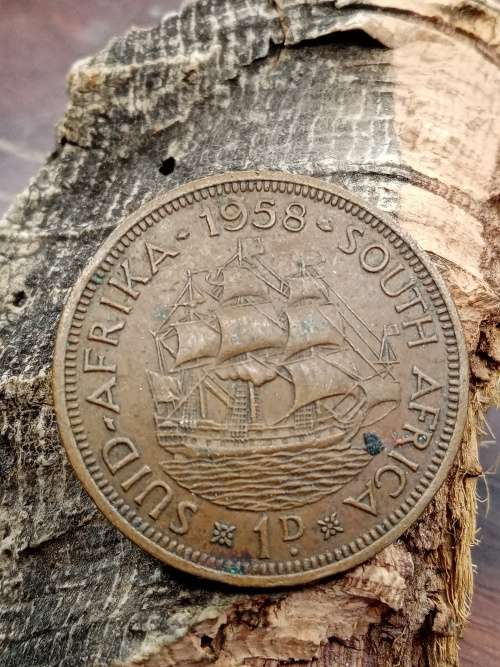 South Africa 1958 1 penny