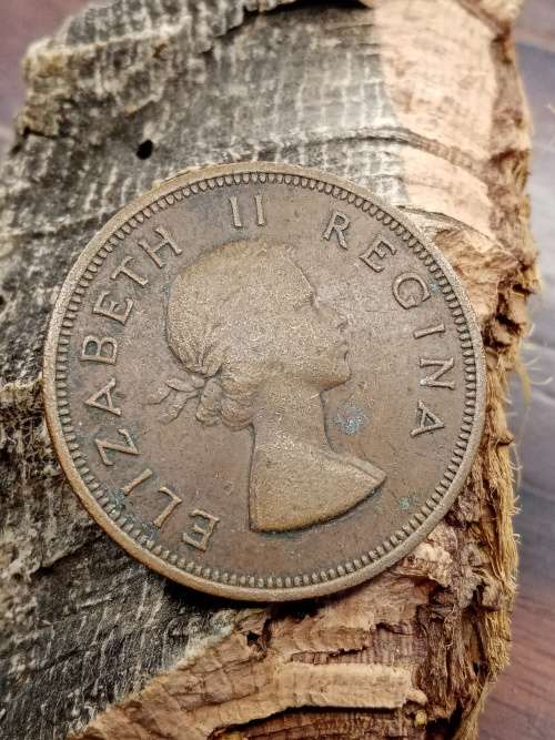 South Africa 1958 1 penny
