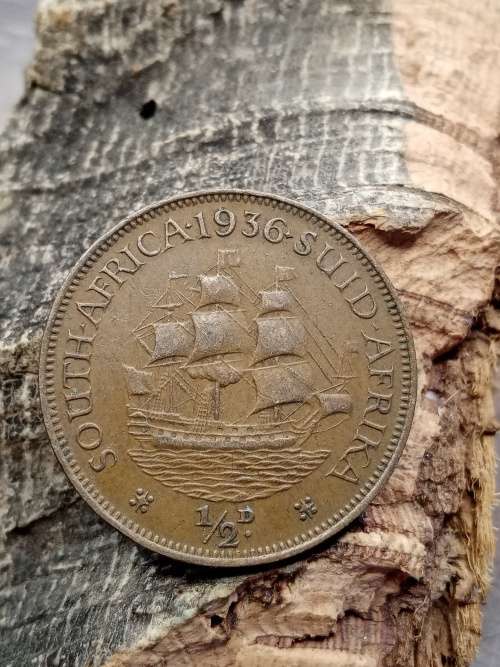 South Africa 1936 1/2 penny