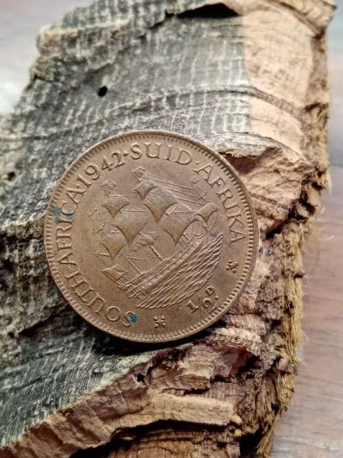 South Africa 1942 1/2 penny