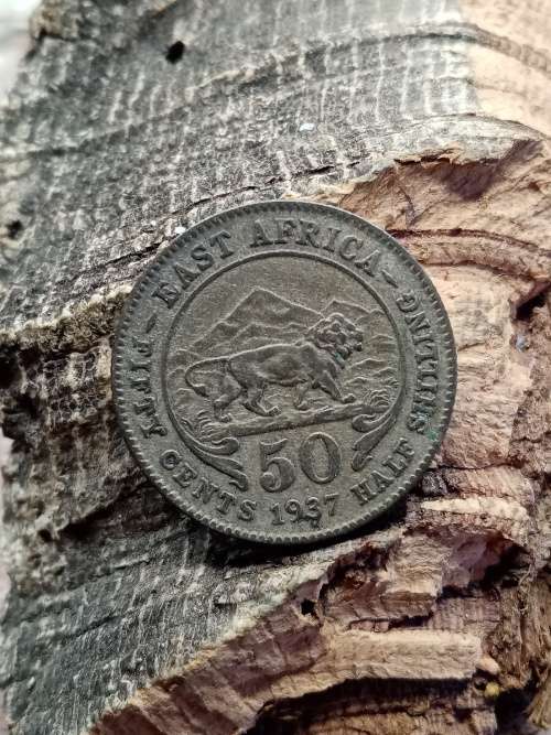 British East Africa 1937 50 cent