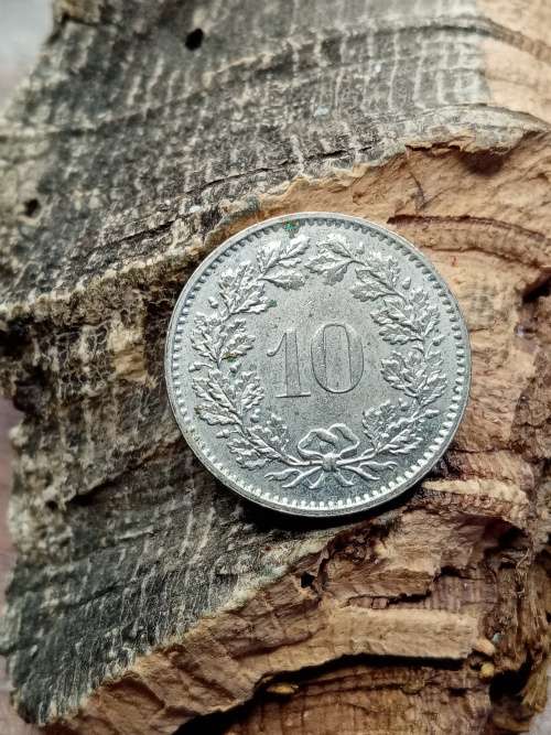 Switzerland 10 rappen 1973