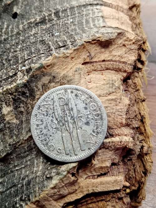 Southern Rhodesia three pence 1935