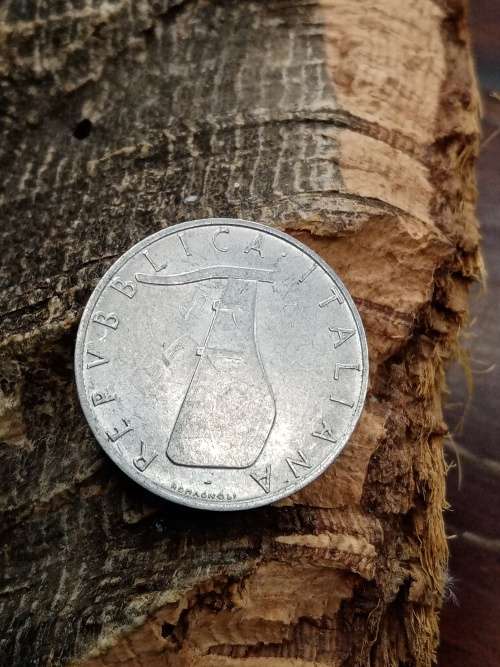 Italy 5 lire 1955