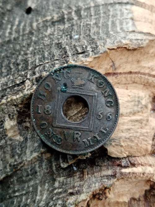 Hong Kong 1 Mil 1866