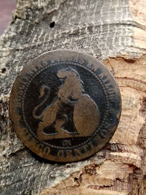 Spain 5 centimos 1870