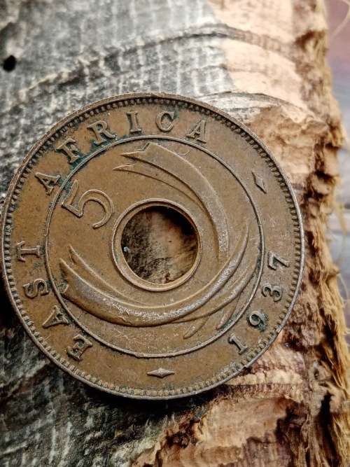 British East Africa Five Cent 1937