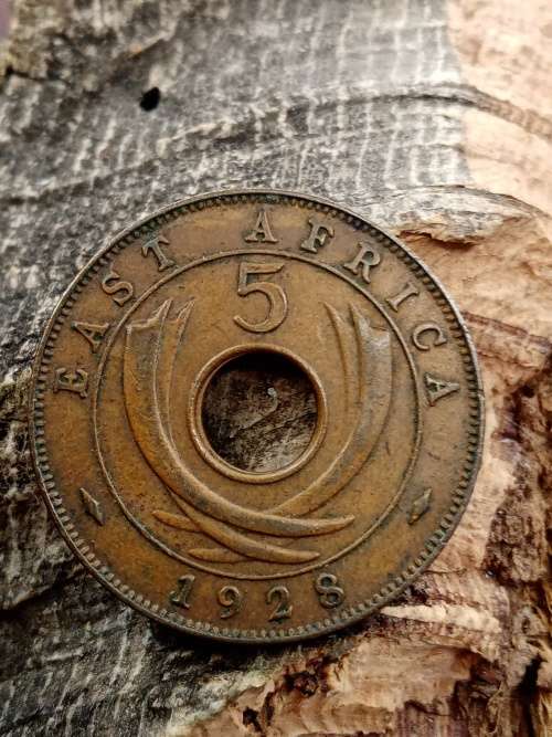 British East Africa 5 cents 1928