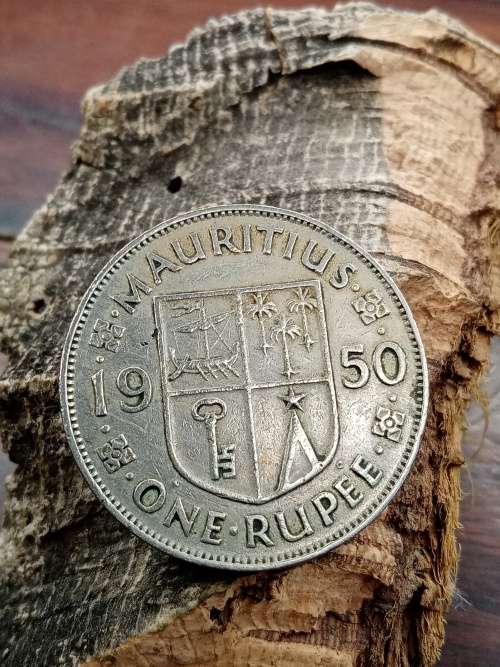 Mauritius One Rupee 1950