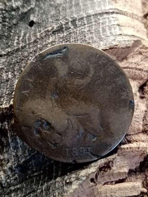 United Kingdom half penny 1891