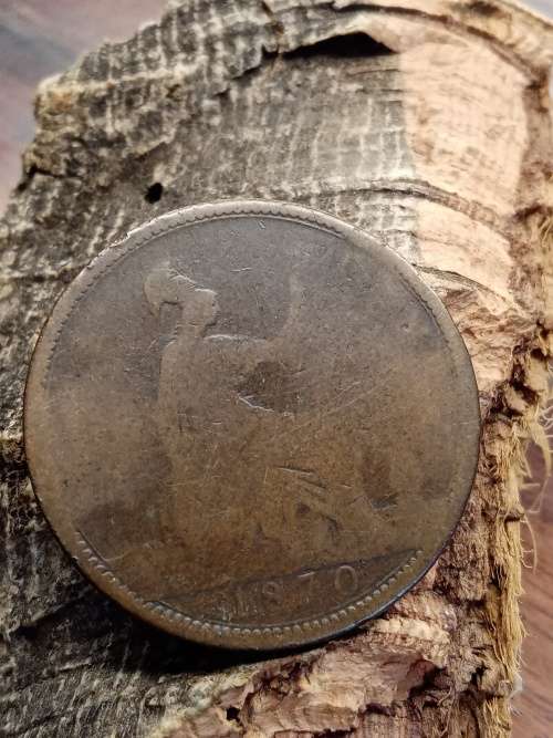 United Kingdom one penny 1870