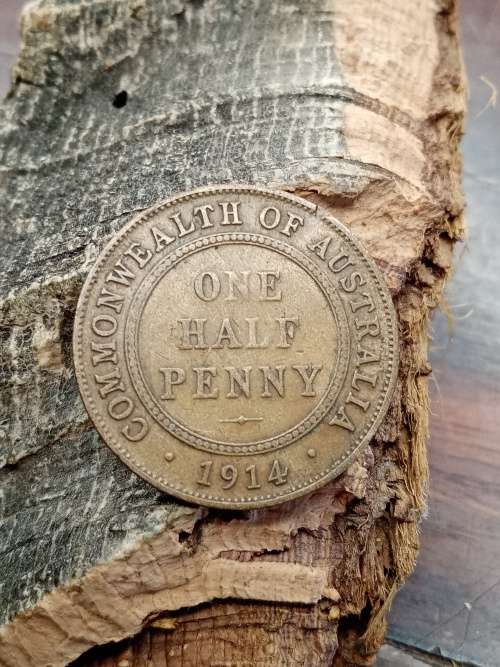 Australia 1/2 Penny 1914