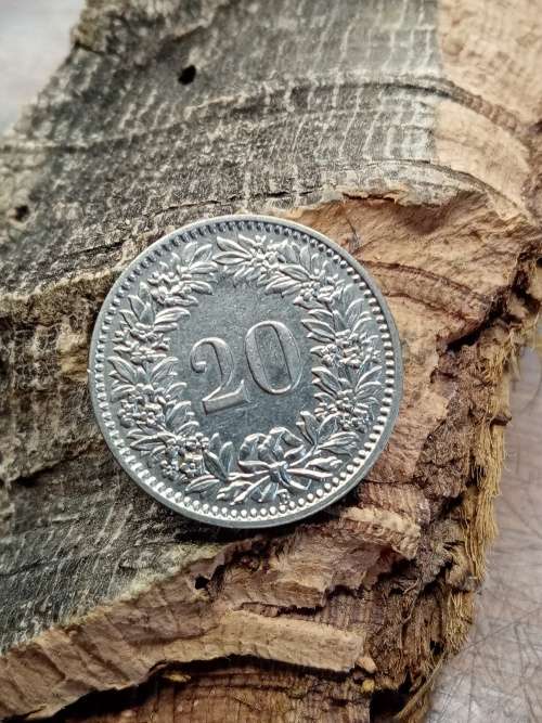 Switzerland 1980 20 rappen