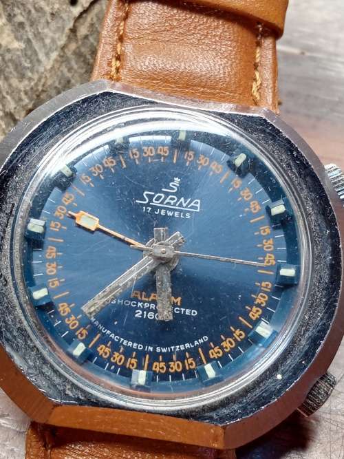 Sorna alarm 21600 SERVICED 40mm ex crown