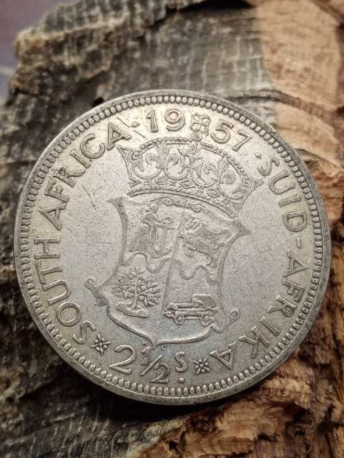 Suid Afrika 1957 2 1/2 Shilling