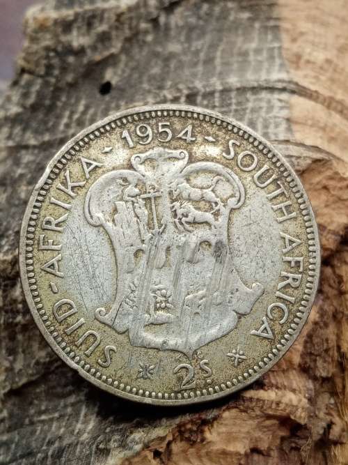 Suid Afrika 1954 2 Shilling