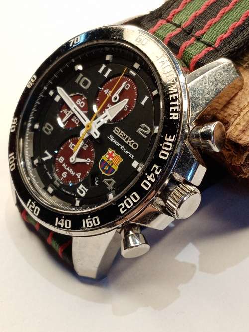 Seiko Sportura Made for FC Barcelona football club