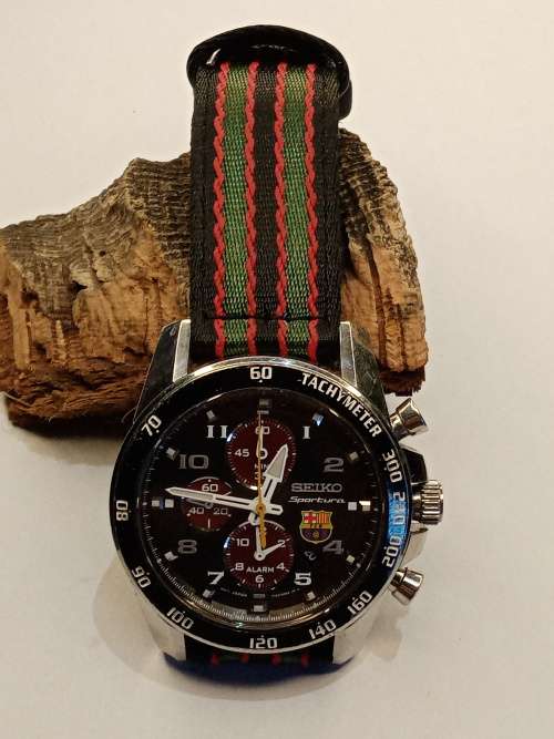 Seiko Sportura Made for FC Barcelona football club