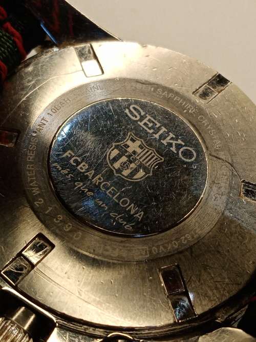 Seiko Sportura Made for FC Barcelona football club
