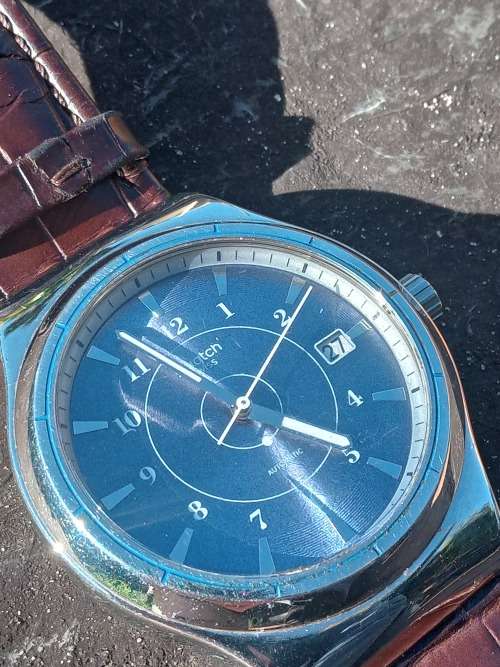 Swatch automatic absolutely stunning condition 42mm ex crown