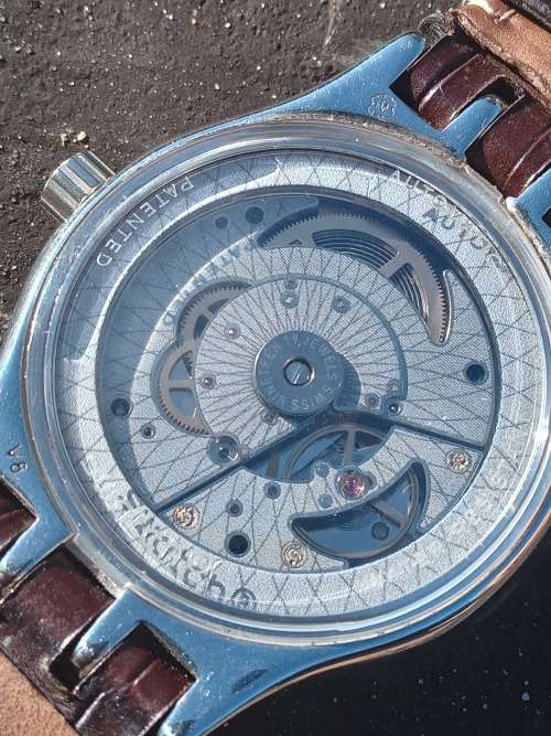 Swatch automatic absolutely stunning condition 42mm ex crown