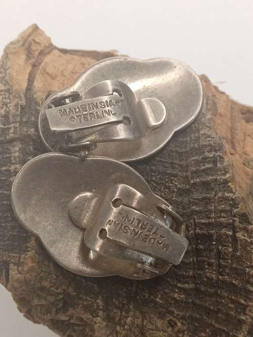Siam bracelet sterling silver with matching earrings